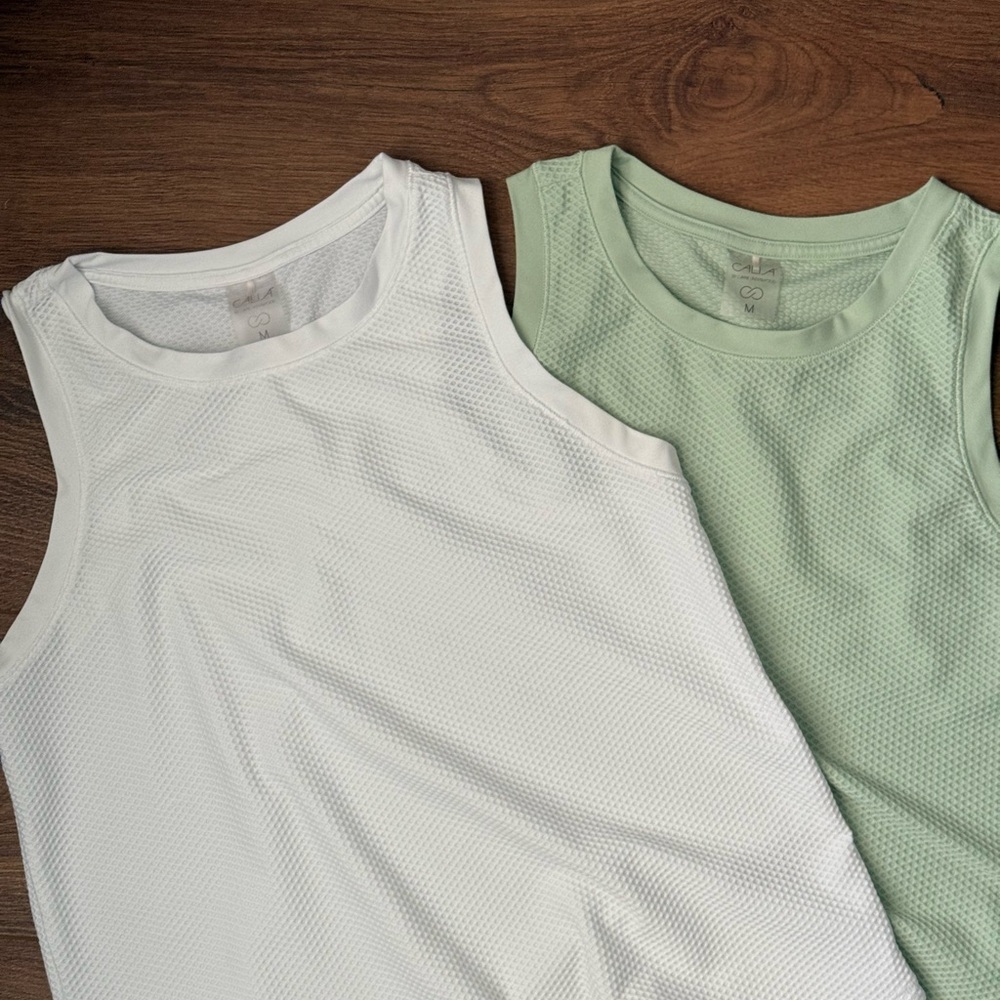 Calia Women’s Medium Workout Tank Tops - Set of 2 - Size medium